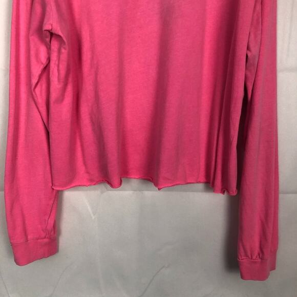 PINK Long Sleeve Pink Oversized Top - Picture 8 of 10